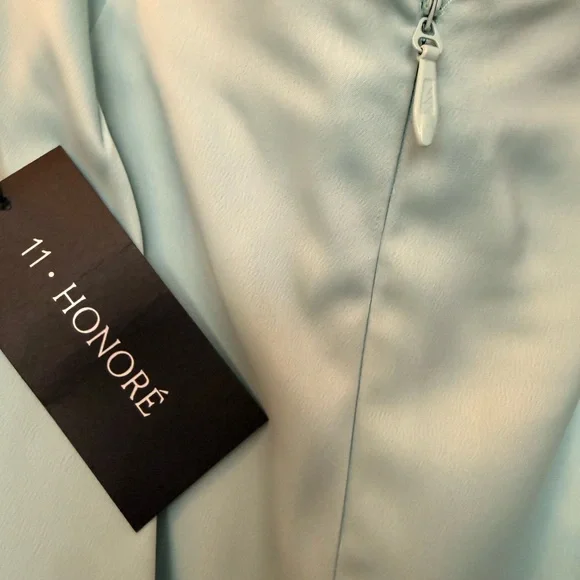 11 Honore Mint Blue Circle Skirt - Picture 3 of 7